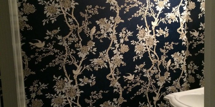 1200x1600 TnWallpaperHanger: Wallpaper Hanging Project: Powder Room in