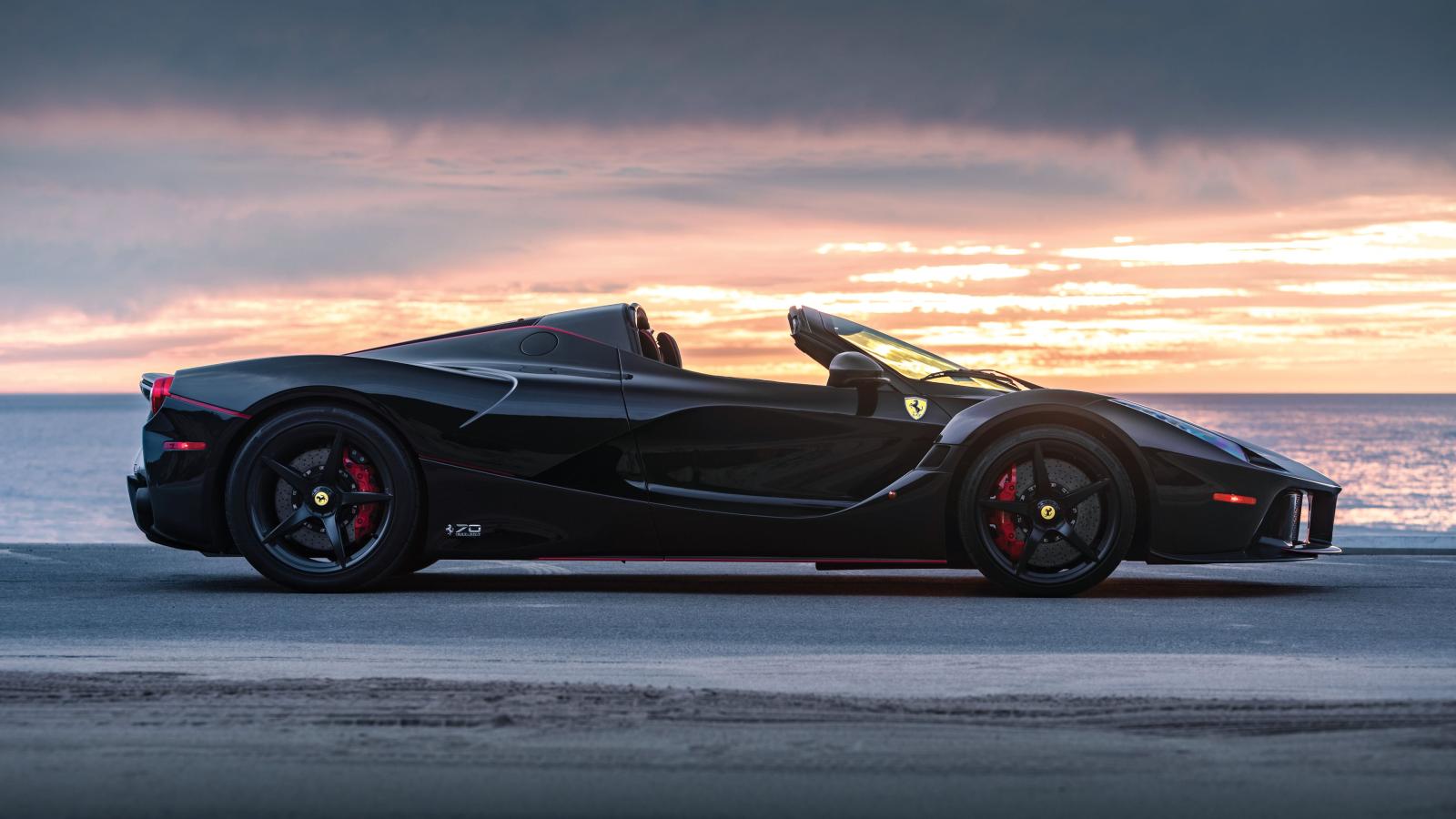 3840x2160 Wallpaper 4k Black Ferrari 4k 4k-wallpapers, 5k wallpapers, cars