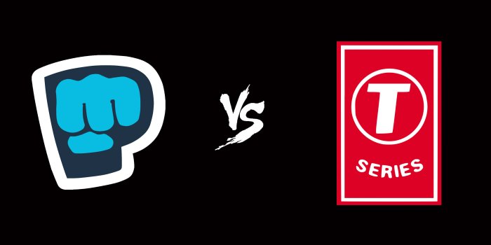3840x2160 PewDiePie Logo Vs T-Series Logo UHD 4K Wallpaper | Pixelz