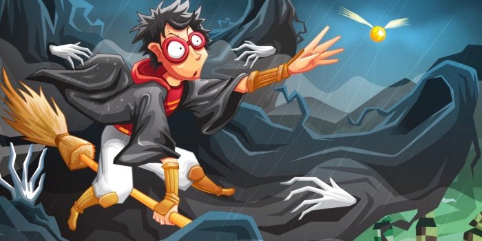 1600x1200 Download Standart 4:3 1600x1200 - Art, Dementors, Golden Snitch