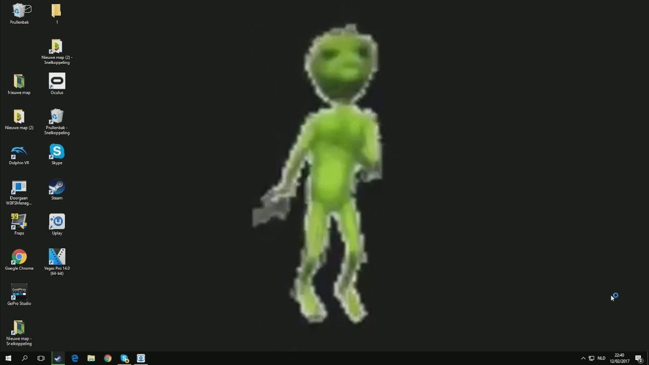 1280x720 Alien dancing on desktop / animated wallpapers desktop / WALLPAPER ENGINE  [1080p/60fps]