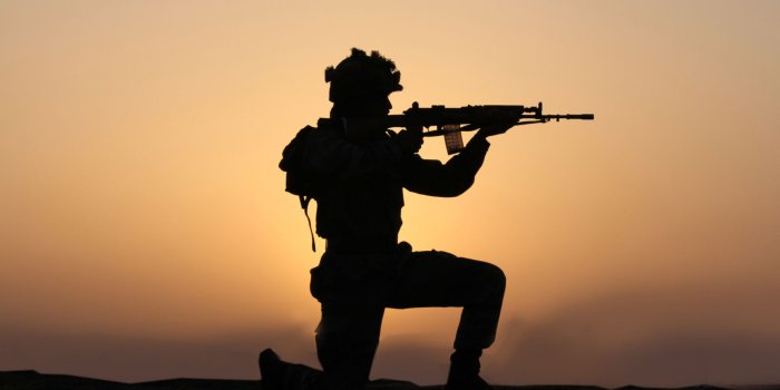 1920x1080 Indian Army Wallpaper with Soldier in Silhouette - HD Wallpapers