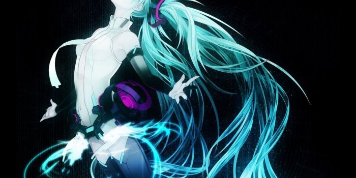 2560x1600 Flying Hatsune Miku in Vocaloid wallpapers | Freshwallpapers