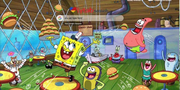 1280x720 SpongeBob 4K Wallpapers New Tab