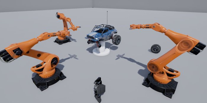 1920x1080 ArtStation - Manipulator Robot. Unreal Engine 4, Andrey Harchenko