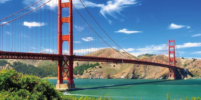 1500x997 GREAT ART Wallpaper Golden Gate Bridge - Wall Decoration San Francisco USA  Mural American Landscape Bay Poster Pacific (82.7 Inch x 55 Inch)