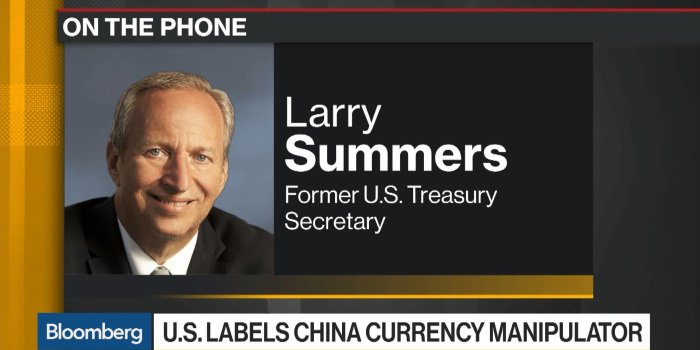 1920x1080 Summers Says Labeling China Currency Manipulator Is Unjustified