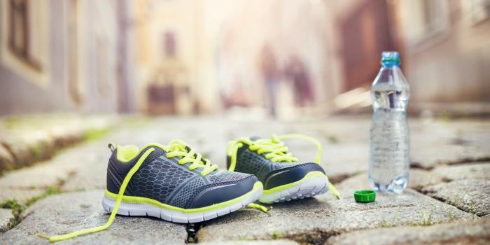 1332x850 Wallpaper fitness, running shoes, healthy lifestyle, mineral water