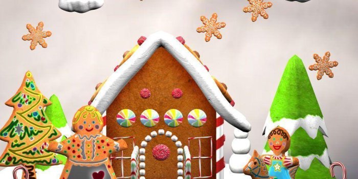 1024x768 Gingerbread Man Wallpapers