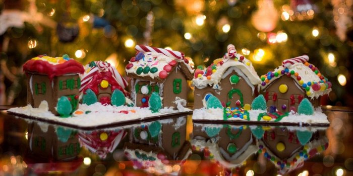 2880x1800 Gingerbread Houses wallpaper - Holiday wallpapers - #28958