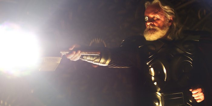 1920x1100 Odin from the Movie Thor Desktop Wallpaper