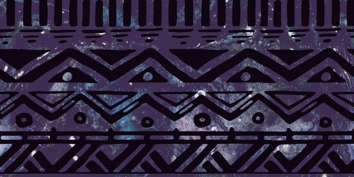 900x900 Hand Drawn Black Aztec Removable Wallpaper