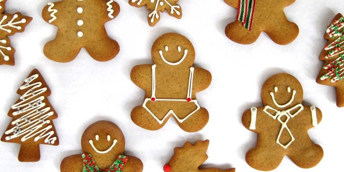 2214x1785 Gingerbread man, reindeer, snowflakes-Cookies for Christmas. Food