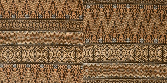 1333x2000 Gold Aztec Embroidery Wallpaper