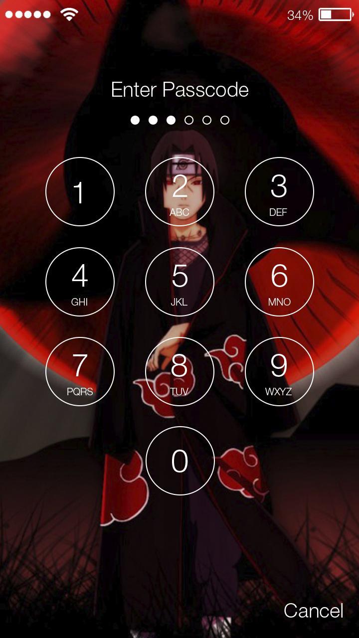 720x1280 Naruto Sharingan Eyes Wallpaper Password AppLock for Android - APK