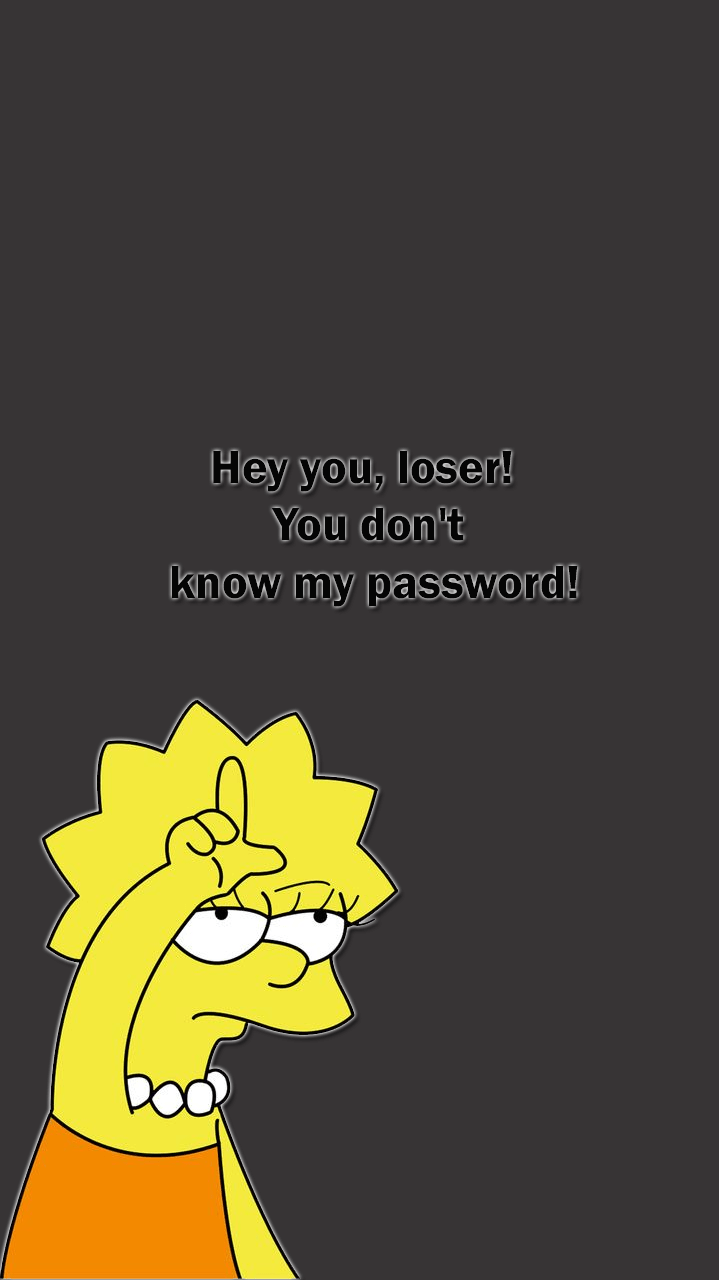 719x1280 Best You Dont Know Password Tumblr Wallpaper Image - De Bart