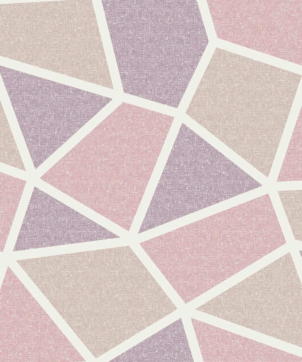 1000x1200 Crown Arendal Geometric Mauve Wallpaper M1477 - Textured Metallic Abstract  Taupe