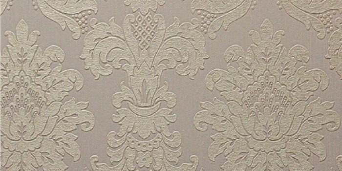 1000x1000 Messina Luxury Damask Pattern Faux Fabric Wallpaper 261003