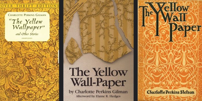 1600x781 Feminist Literature Review - The Yellow Wallpaper by Charlotte