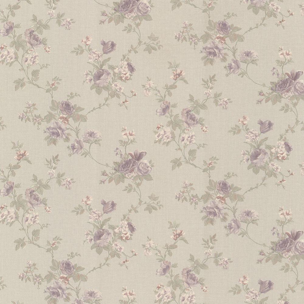 1000x1000 Princess Mauve Floral Trail Wallpaper