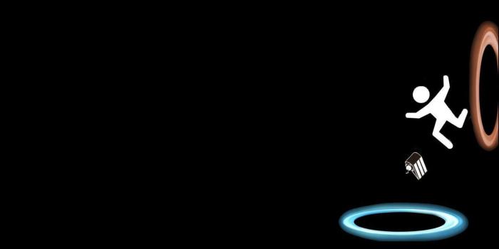 2560x1600 Portal digital wallpaper, Portal (game), minimalism, Aperture