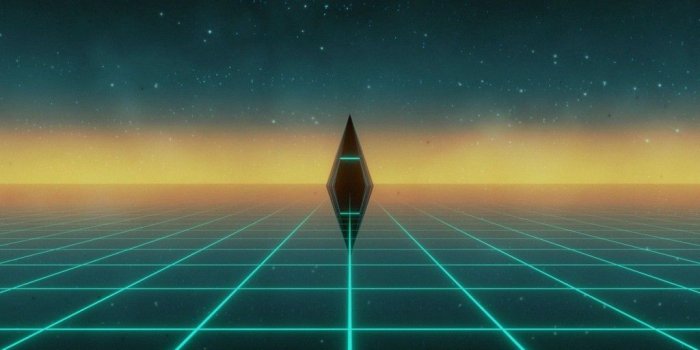 1024x1024 Network Space Illusion Wallpaper - [1024x1024]