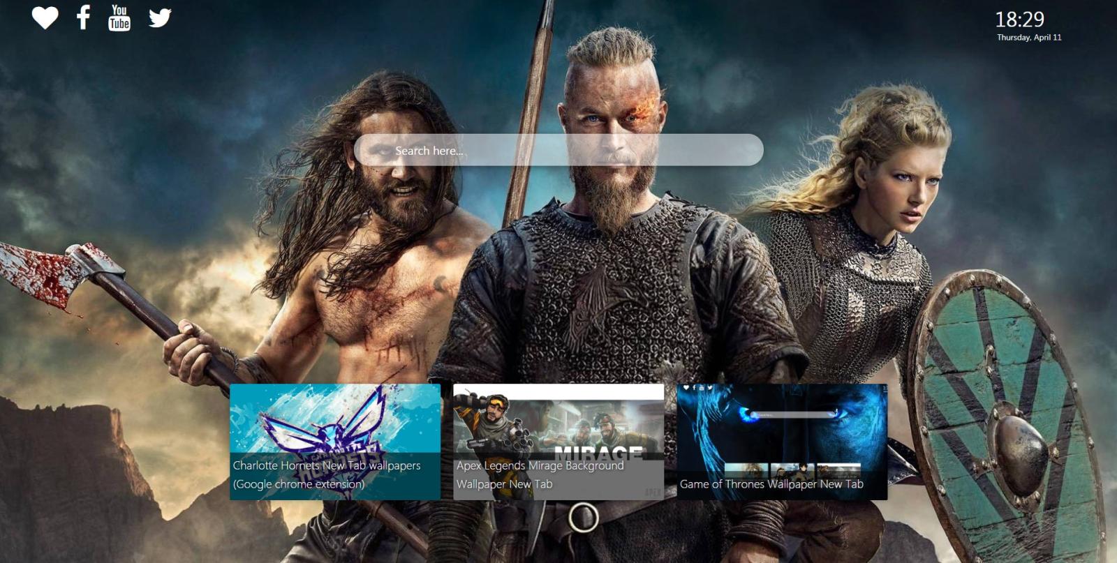 1919x968 Vikings Wallpaper Background New Tab - New Tabsy