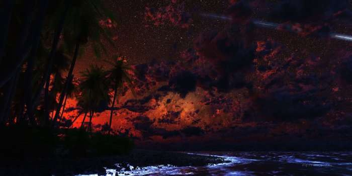 3840x1080 Shooting Star Dual Monitor Wallpaper 3840x1080 | Dual Monitor