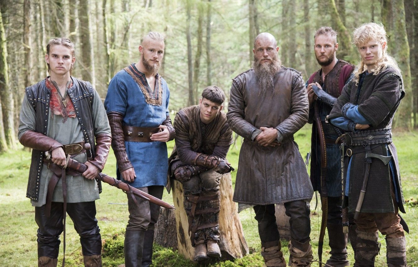 1332x850 Wallpaper background, Vikings, sons, The Vikings, Travis Fimmel