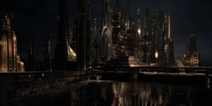 2560x1600 Atlantis at night from Stargate Atlantis [2560 × 1600] : wallpaper