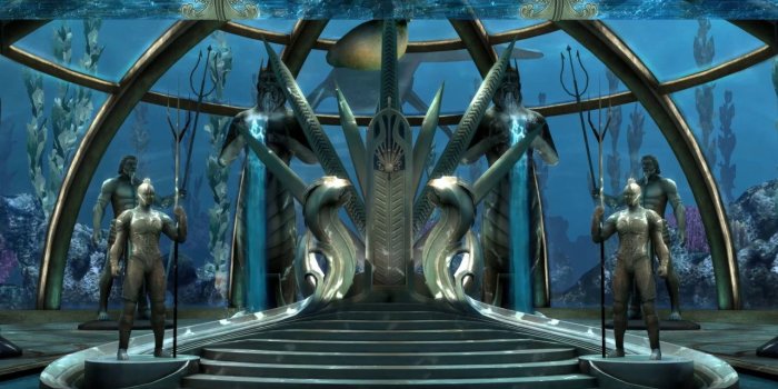 1280x720 Atlantis: Throne Room - Injustice: God's Among Us - [Live Wallpaper]