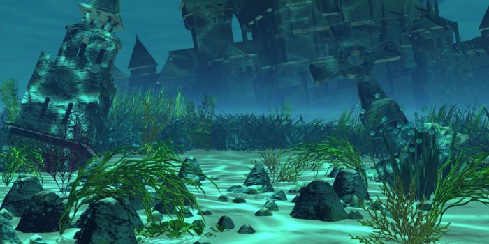 1024x768 Gena Koch: atlantis wallpaper