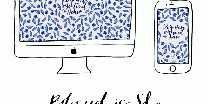 1356x1135 Weekly Wallpaper // 189 - Blessed Is She