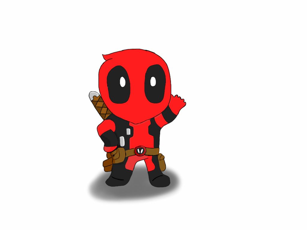 1024x768 47+] Chibi Deadpool Wallpaper on WallpaperSafari