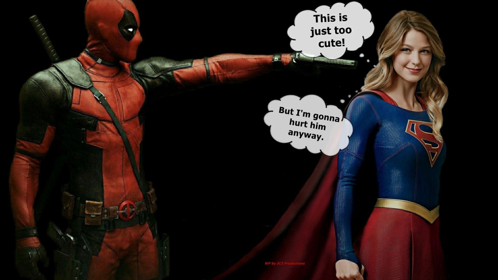 1920x1080 Deadpool Wallpaper - Supergirl 3 - Deadpool Wallpaper (41309308
