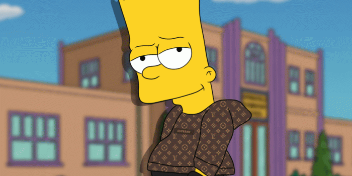 894x894 Supreme Bart Simpson Wallpapers - Top Free Supreme Bart Simpson