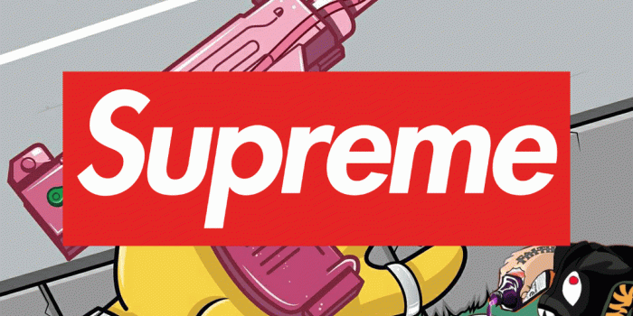 1024x956 supreme hypebeast bape thesimpsons simpsons bart gun...