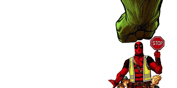 1920x1080 Deadpool Wade Winston Stop Sign 4K HD wallpaper | 1920x1080