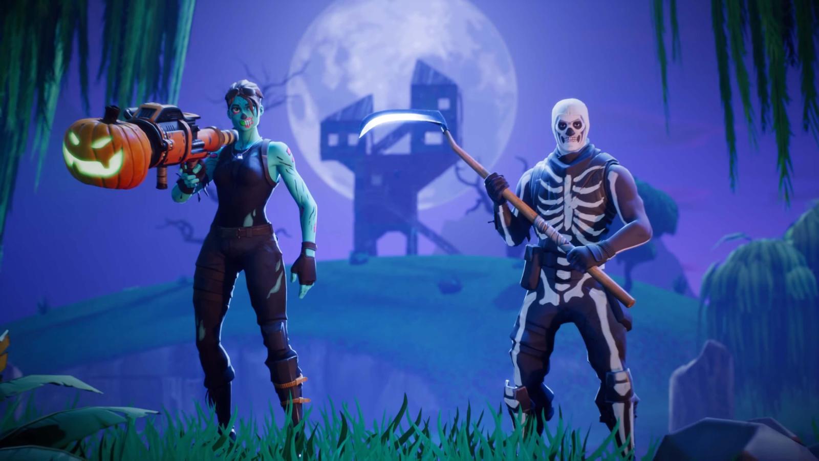 3840x2160 Wallpaperplex on Fortnite Skull Trooper Wallpapers in 2019