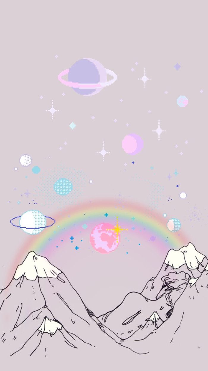 700x1245 Group of Happy Pastel Aesthetic Wallpaper