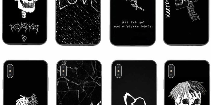 1000x1000 Hip hop Rapper xxxtentacion bad vibes forever lil peep Back Cover Phone  Cases For iPhone 5 5s SE 6 6SPlus 7 8 Plus X XS MAX XR