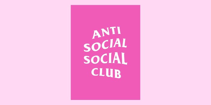 2049x2049 Ahoodie | Anti Social Social Club pink wallpaper