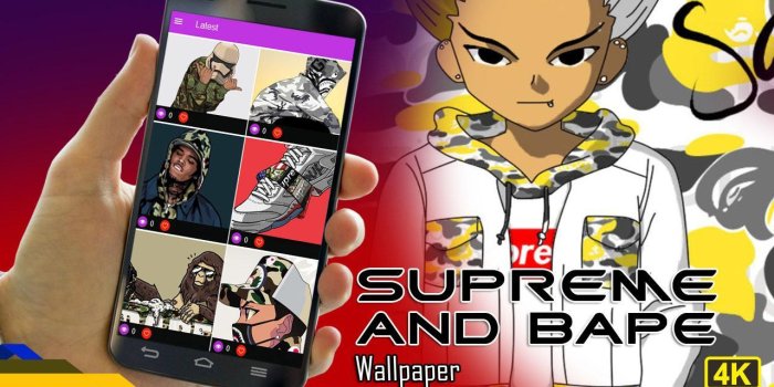 1280x720 Supreme and Bape Wallpaper for Android - APK Download