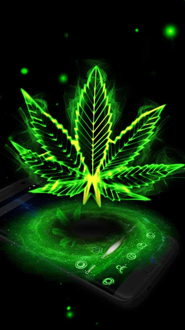 720x1280 3D Galaxy Weed Theme for Android - APK Download