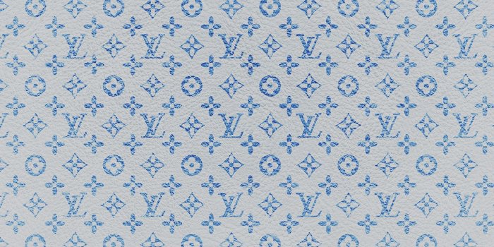 1366x768 wallpaper for desktop, laptop | vf21-louis-vuitton-blue-pattern-art