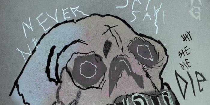 1350x2923 Never Say Die inspired wallpaper I made for iPhone X. RIP Peep