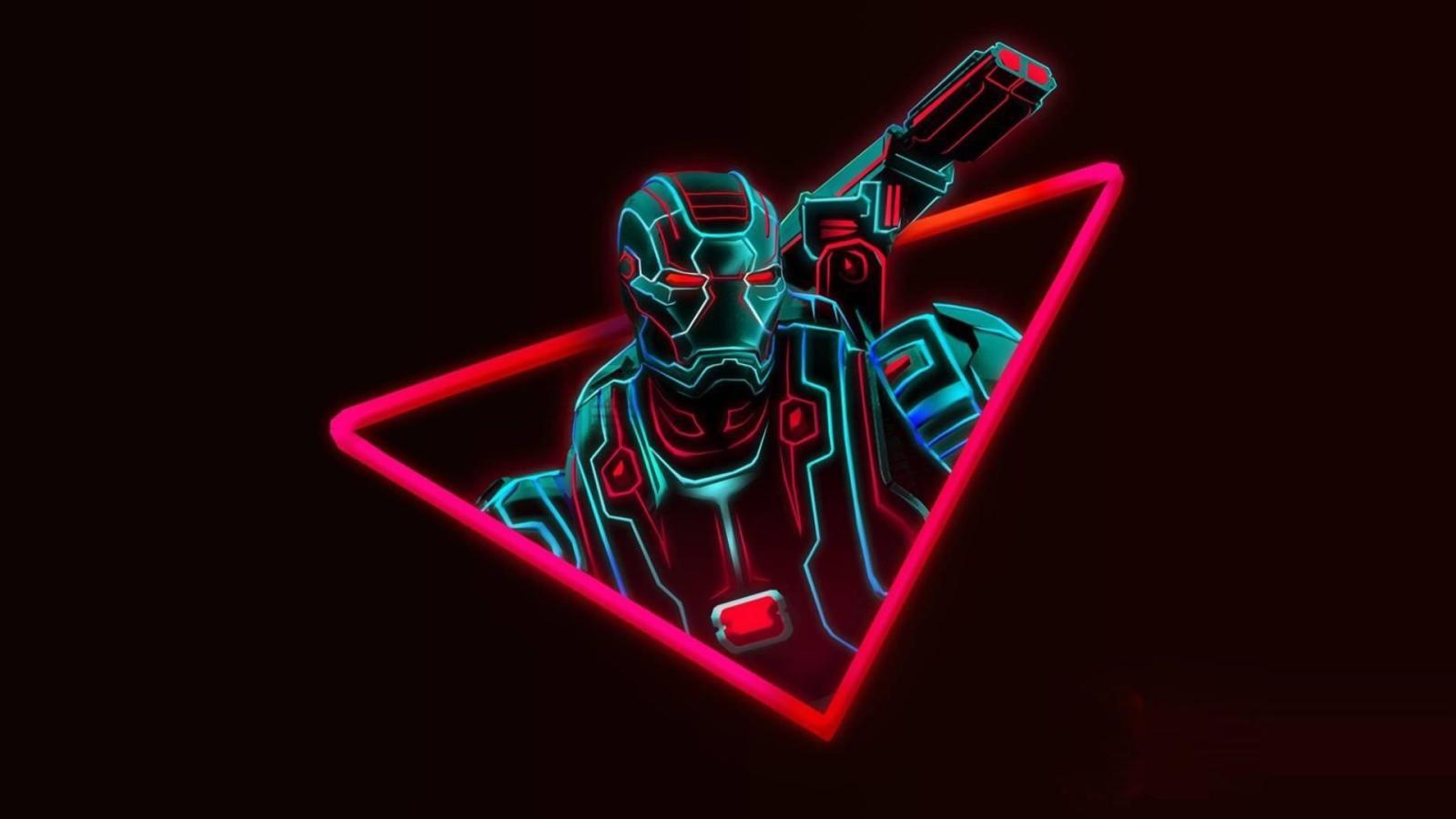 1920x1080 Neon Avengers 1920x1080 Desktop Wallpapers (based on artwork by