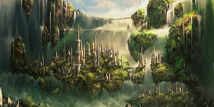 1920x1080 Floating City - Wallpaper #44979