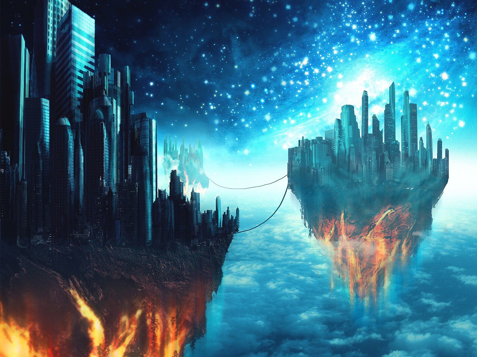 1600x1200 Floating Islands Wallpaper and Background Image | 1600x1200 | ID