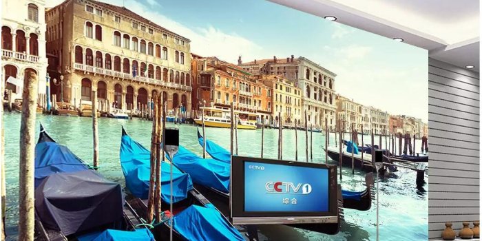 1032x857 WDBH 3d wallpaper custom photo Venice Floating City HD Photography  background home decor living room 3d wall murals wallpaper for walls 3 d